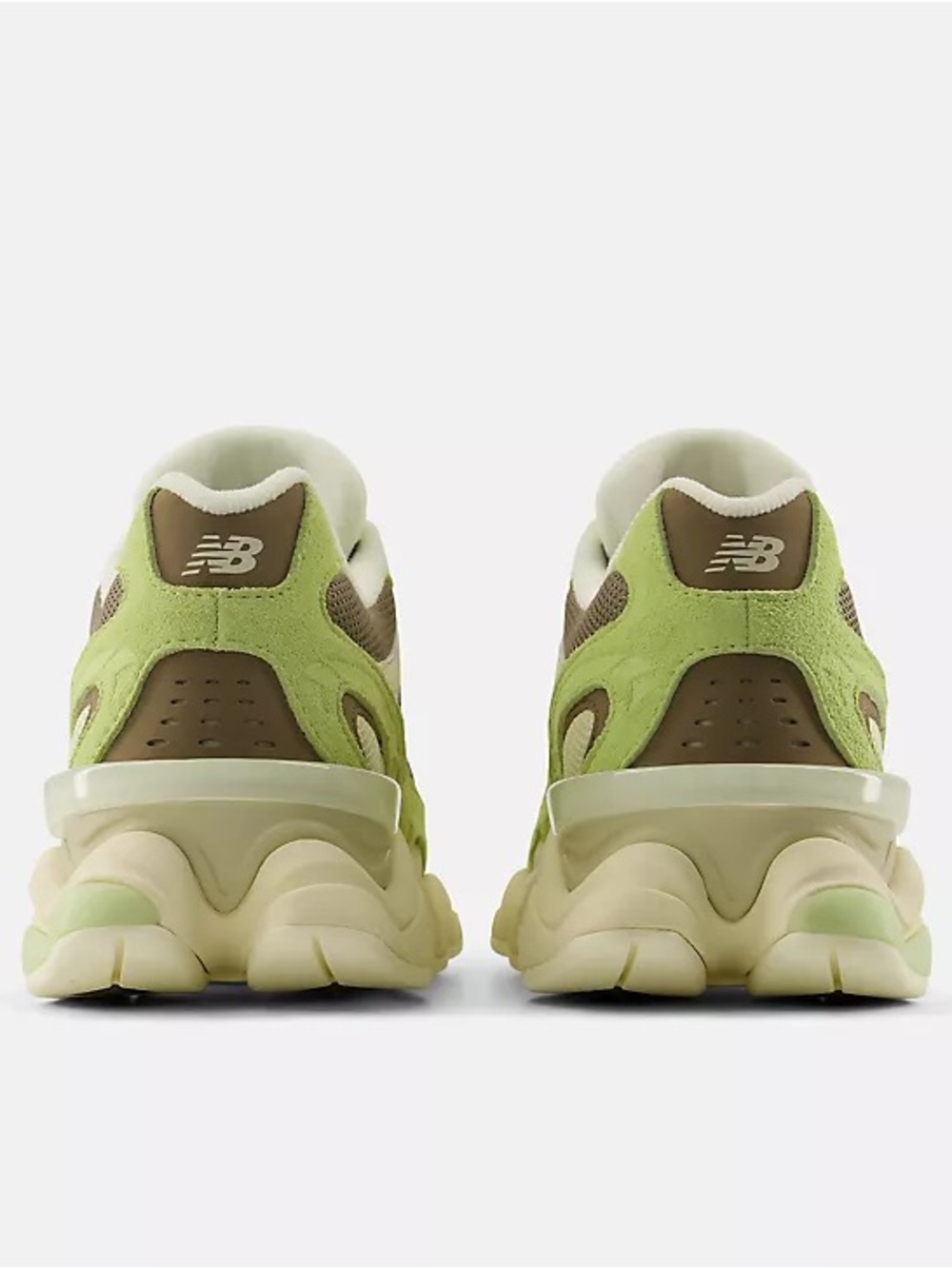 🐻🍋🟩 New Balance 9060 R Brown Green 🍋🟩🐻 - Picture 4 of 4